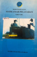 Himpunan Putusan Mahkamah Pelayaran Tahun 2002