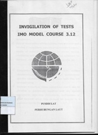 Invigilation Of Tests IMO Model Course 3.12