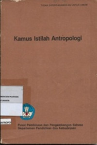 Kamus Istilah Antropologi