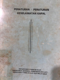 Peraturan-Peraturan Keselamatan Kapal