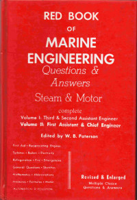 Image of Red Book of Marine Engineering : Questions and Answers Volume I
