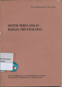 Sistem Perulangan Bahasa Minangkabau