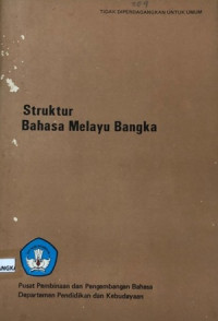 Struktur Bahasa Melayu Bangka