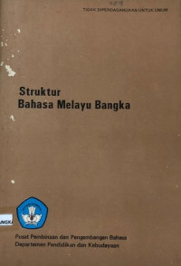 Struktur Bahasa Melayu Bangka