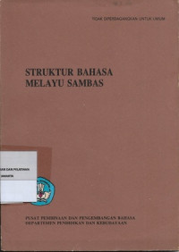 Struktur Bahasa Melayu Sambas