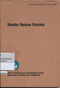 Struktur Bahasa Pamona