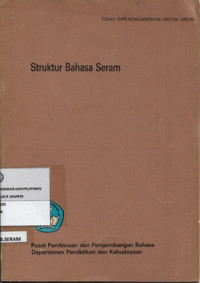 Struktur Bahasa Seram